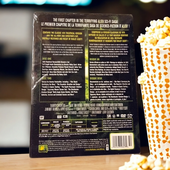 🆕️ Alien Bilingual The Director's Cut DVD Movie Boxed Set - Picture 3 of 3